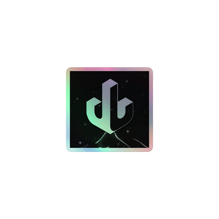 Official Joshy J Logo Holographic Sticker product image (1)