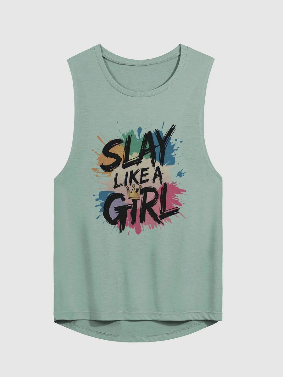 Slay Like A Girl - Women's Day Women's Muscle Tank product image (4)