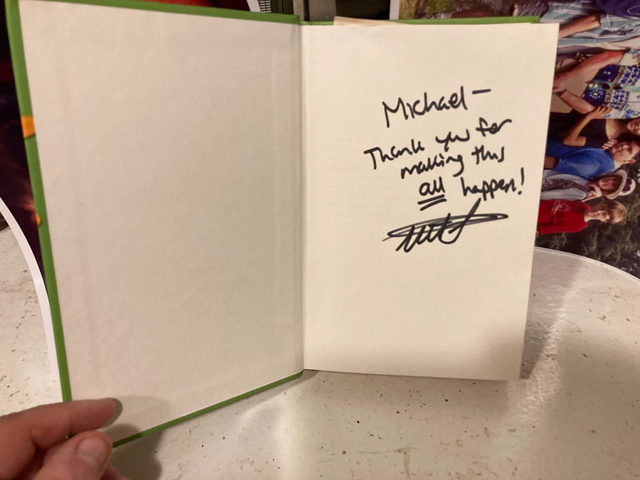 SLIMED A NICKELODEON HISTORY BOOK SIGNED BY AUTHOR & DONKEYLIPS (1OF1) OUT OF PRINT + SIGNED PHOTOS product image (3)