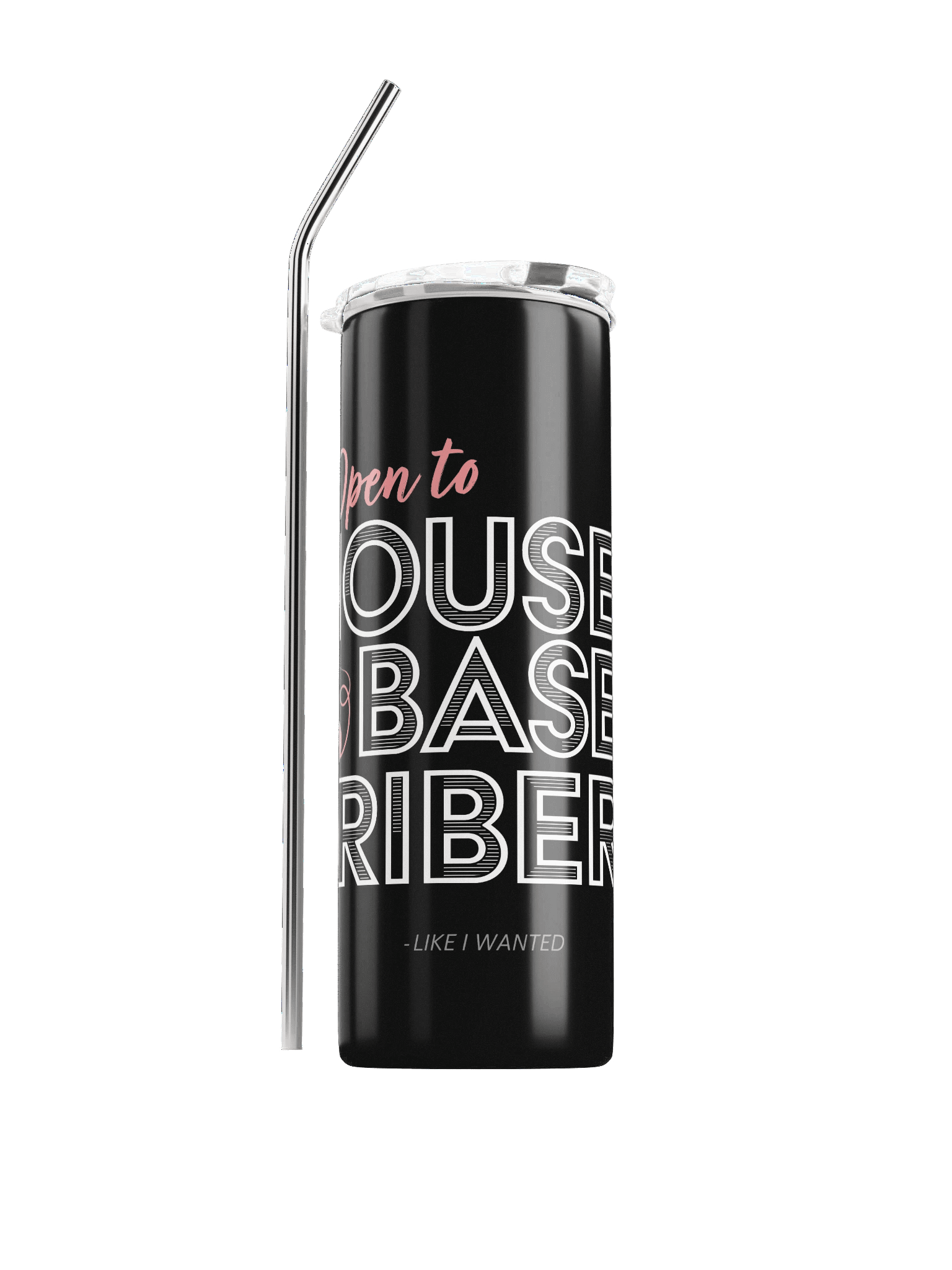 Mouse Based Bribery Stainless Steel Tumbler (Black) product image (1)