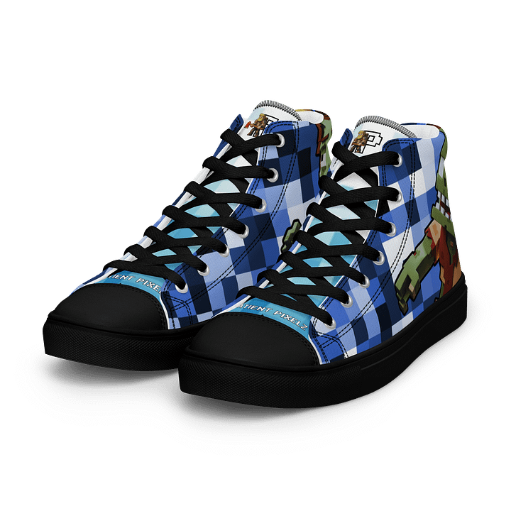 Patient PixelZ High Tops (Pixel Ocean) Mens product image (1)