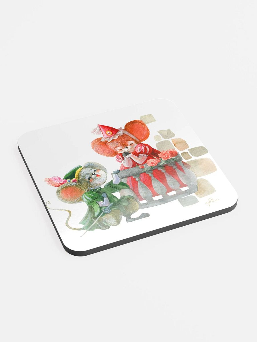Autumn Serenade Coaster | Eco-Friendly MDF & Cork | 3.74
