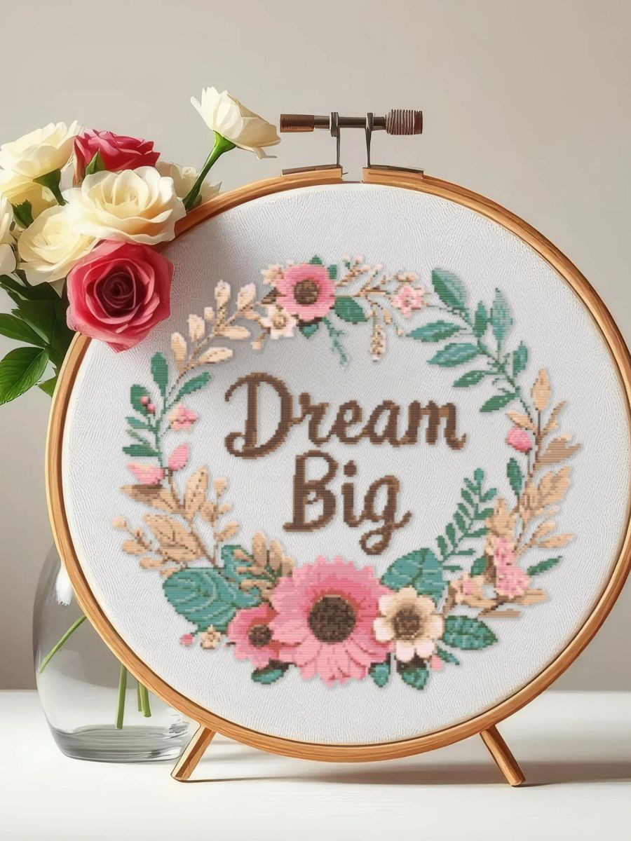 Dream Big Floral Wreath product image (5)