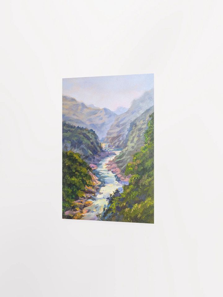 valley in the mountains-Oil Painting Paper Poster product image (11)