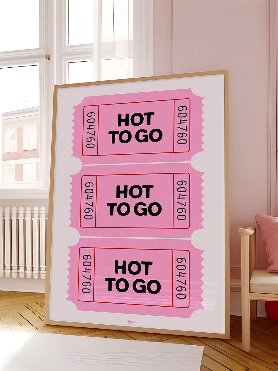 Hot To Go Ticket Print product image (2)