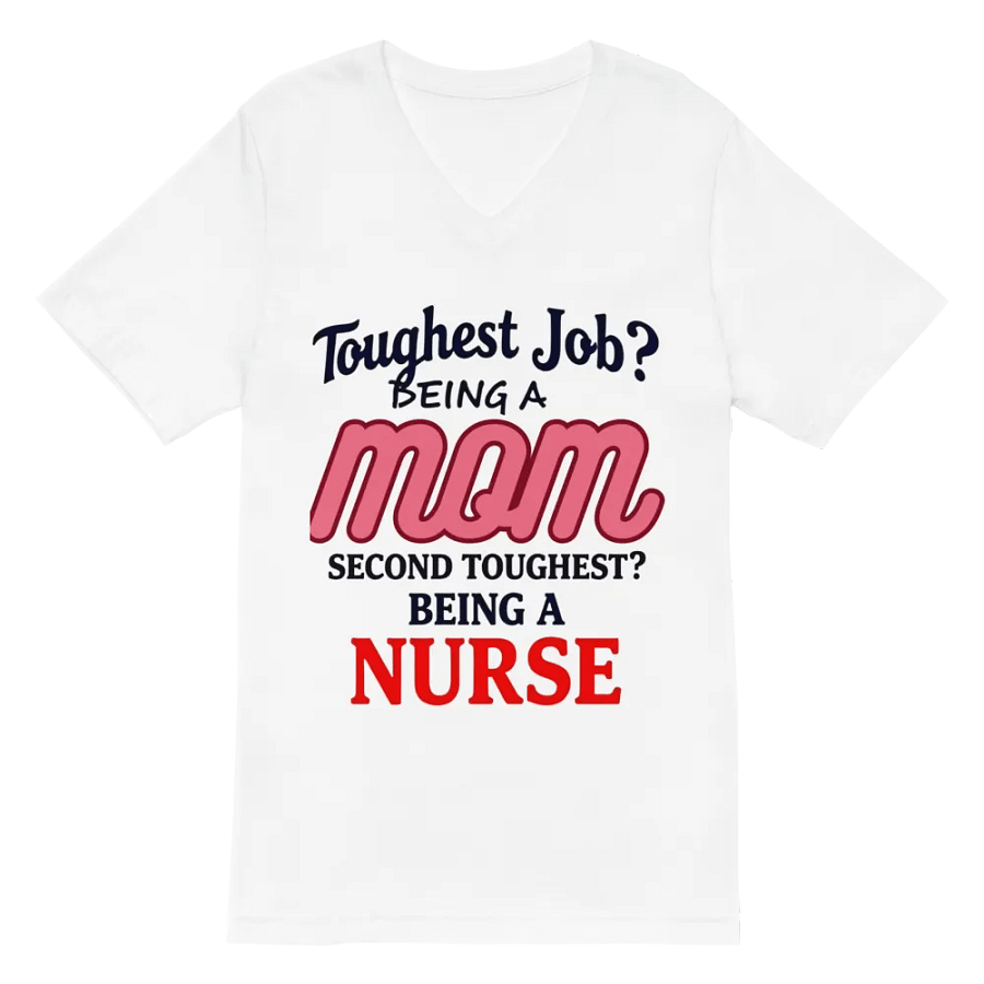 Mom & Nurse Tribute V-Neck Tee product image (2)