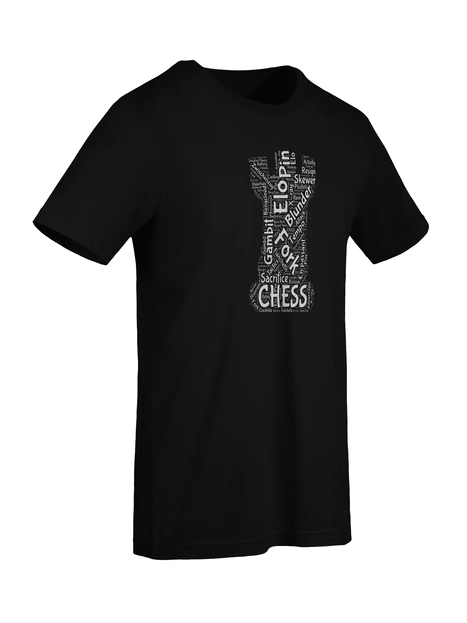 Rook Word Cloud Chess T-shirt product image (5)