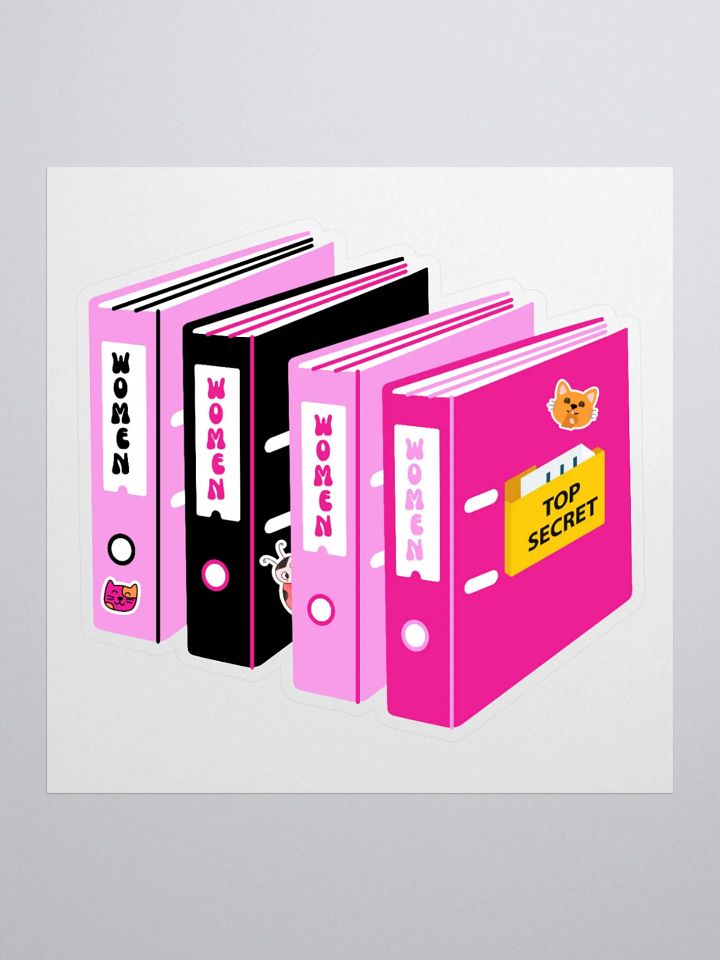 Binders of Woman Sticker product image (1)