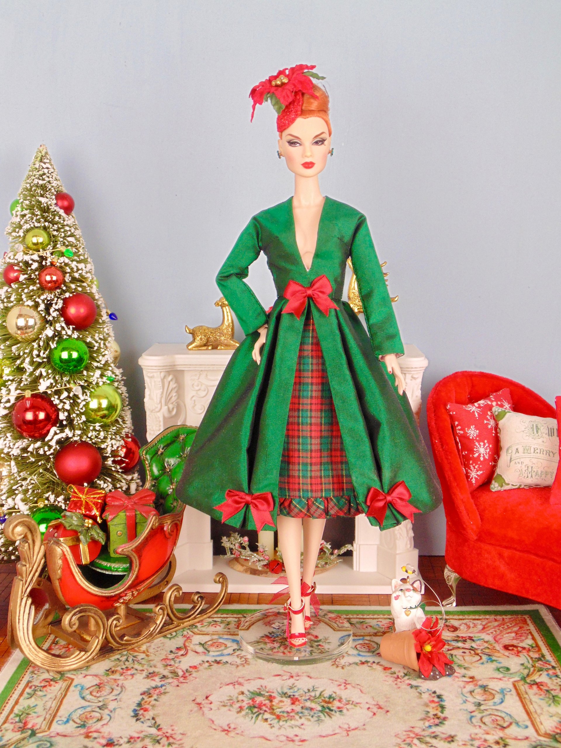 Highland Holiday OOAK fashion for 12” fashion dolls product image (4)