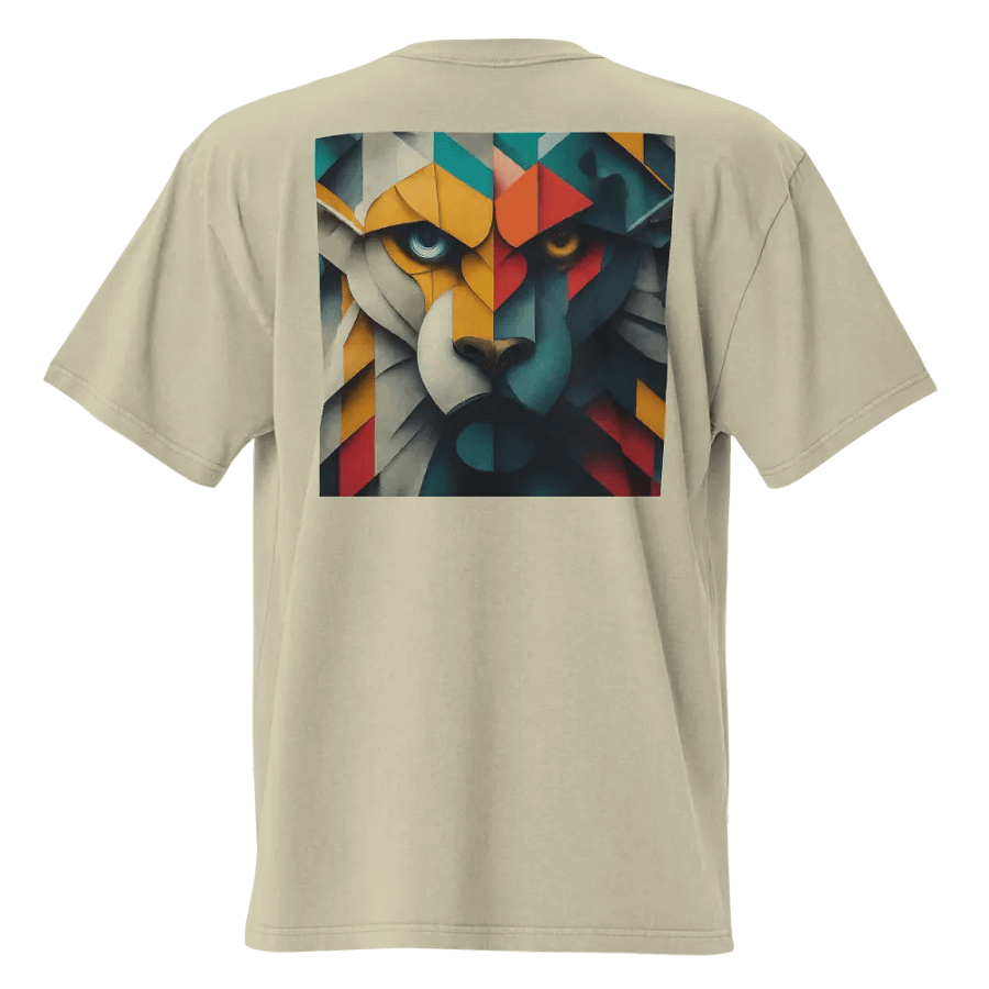 Geometric Lion Abstract T-Shirt product image (5)