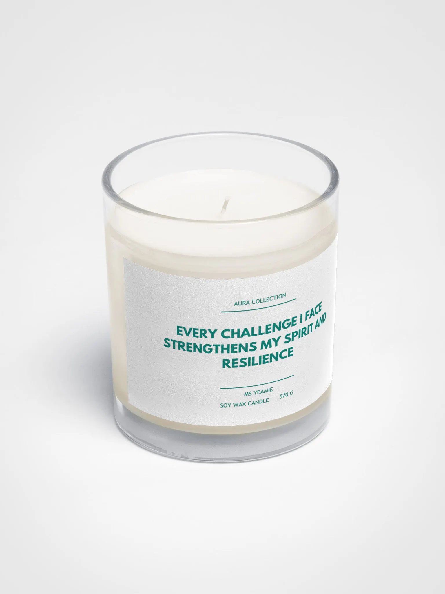 AURA COLLECTION Soy Wax Candle : Strength Your Spirit product image (2)