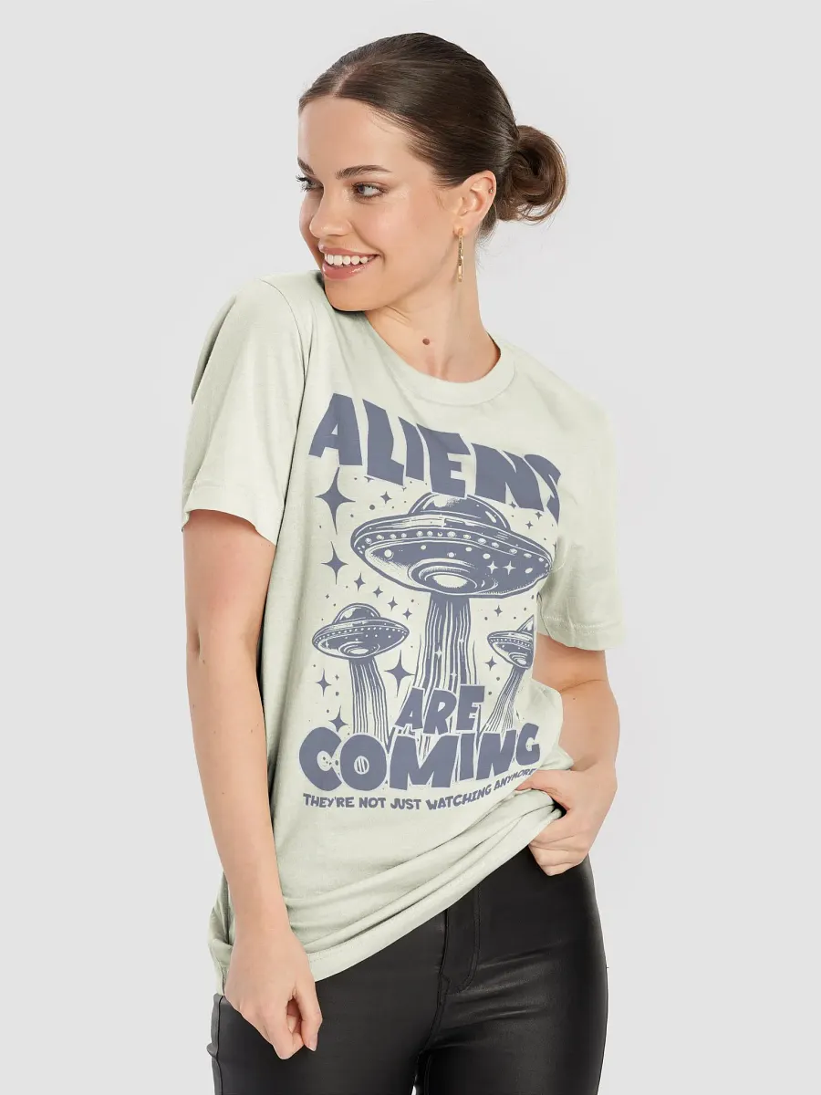 Aliens Are Coming Retro Edition | Unisex Bella+Canvas Supersoft T-Shirt product image (1)