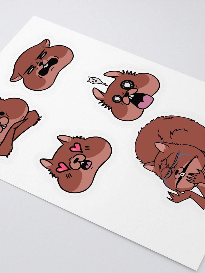 Squirrel Emotes Sticker Sheet product image (2)