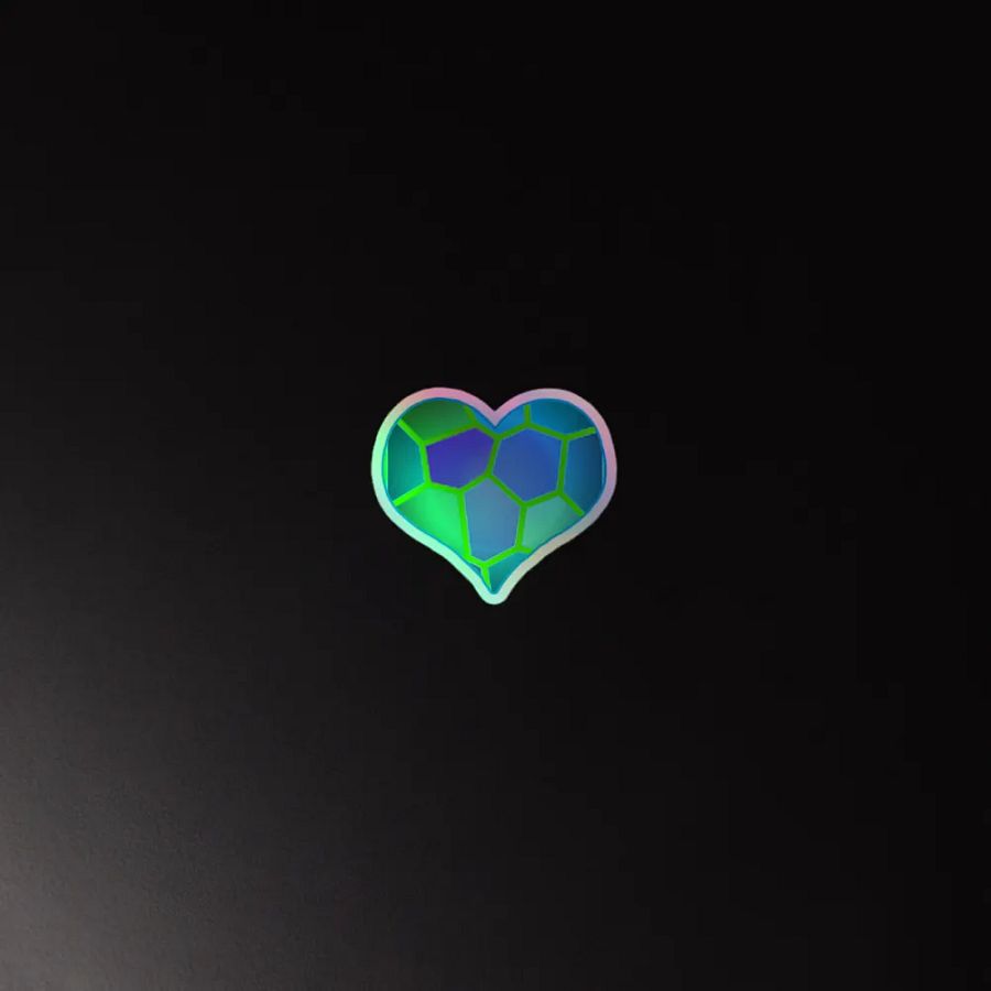 DiesmaHeart Mint Kiss-Cut Holo Sticker product image (2)