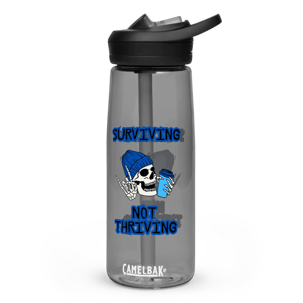 Surviving (Blue) Sports Bottle product image (1)