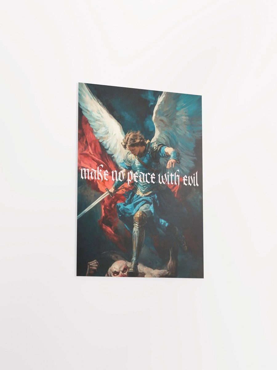Make No Peace With Evil Saint Michael Poster product image (7)