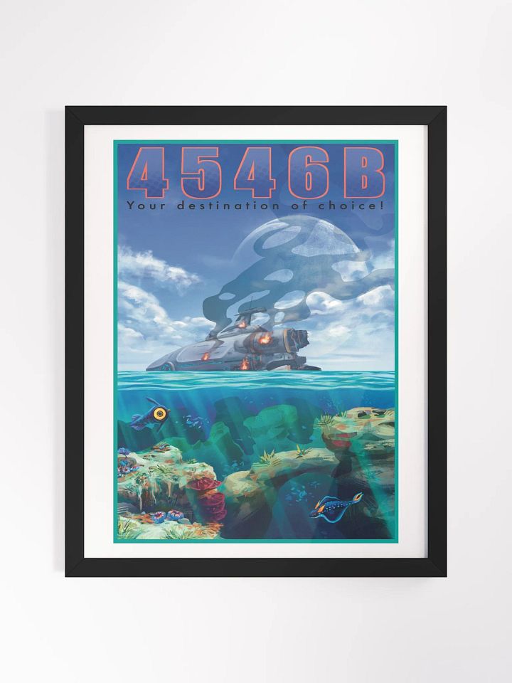 4546B Subnautica poster (Framed) product image (1)