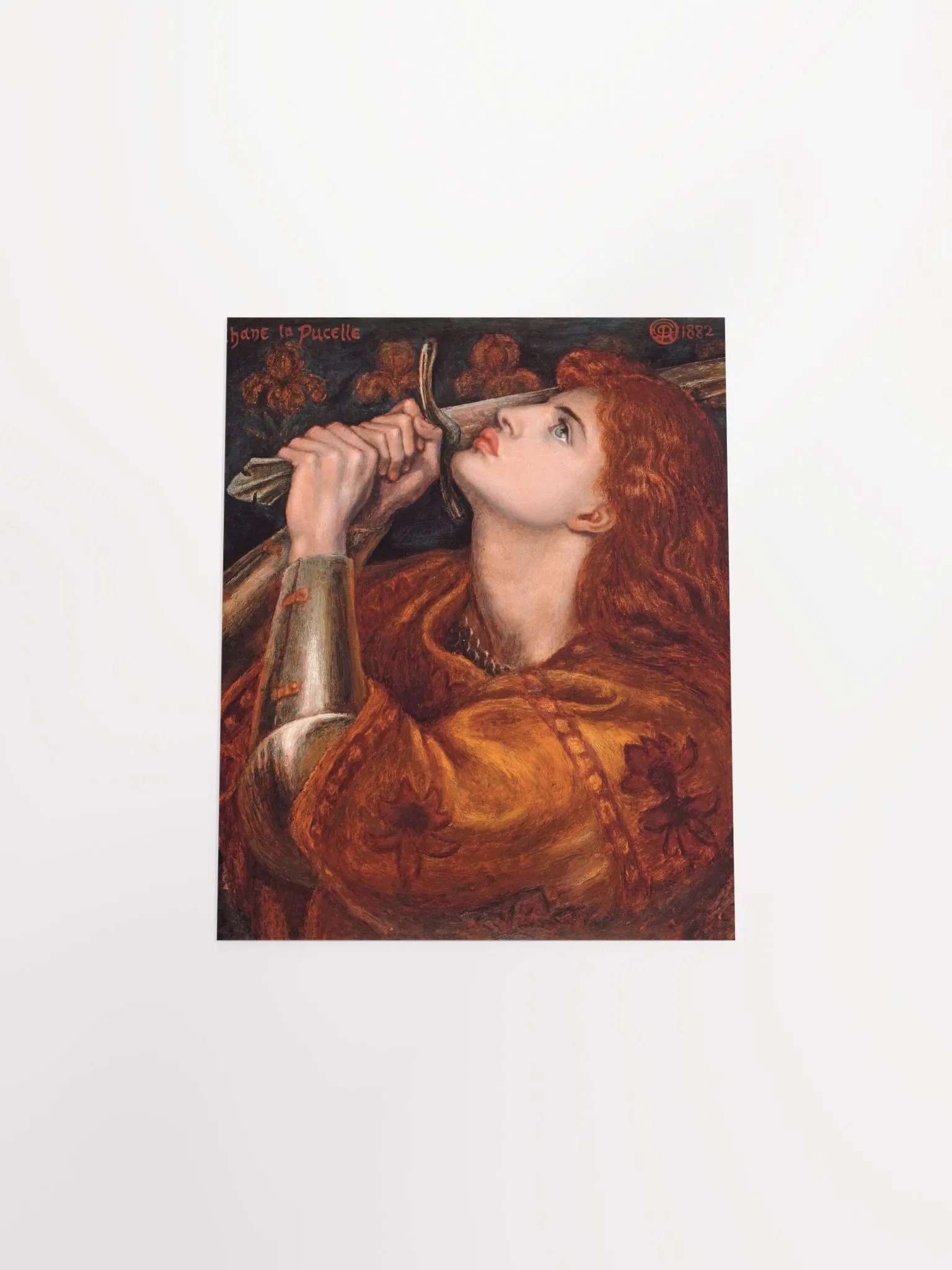 ''Joan of Arc'' by Dante Gabriel Rossetti Poster product image (4)