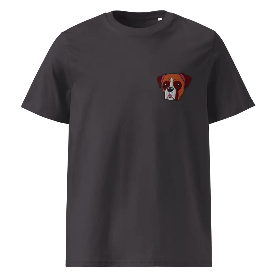 Friendly Boxer Dog Embroidered T-Shirt product image (7)