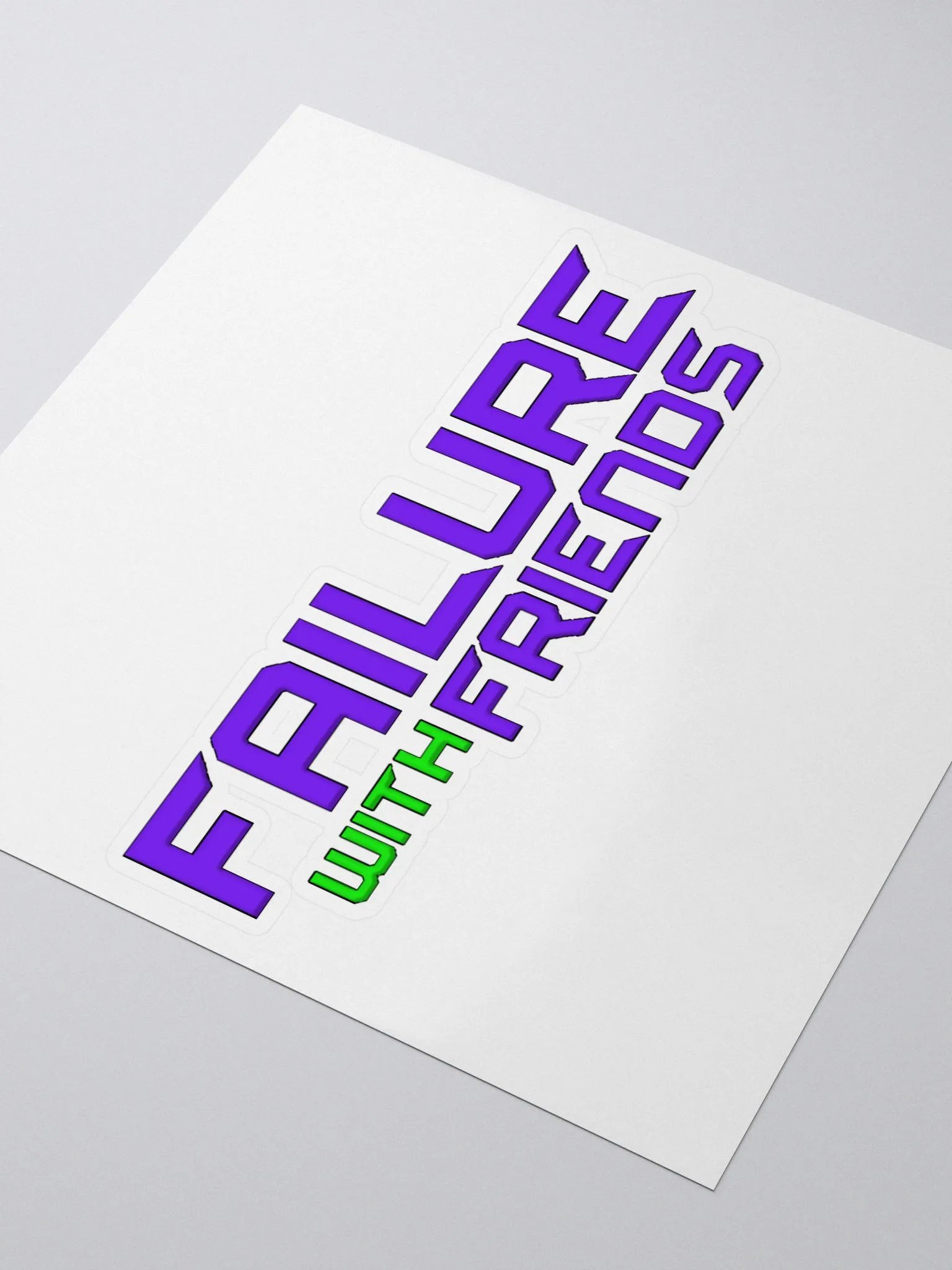 Failure With Friends - Full Logo Sticker product image (9)