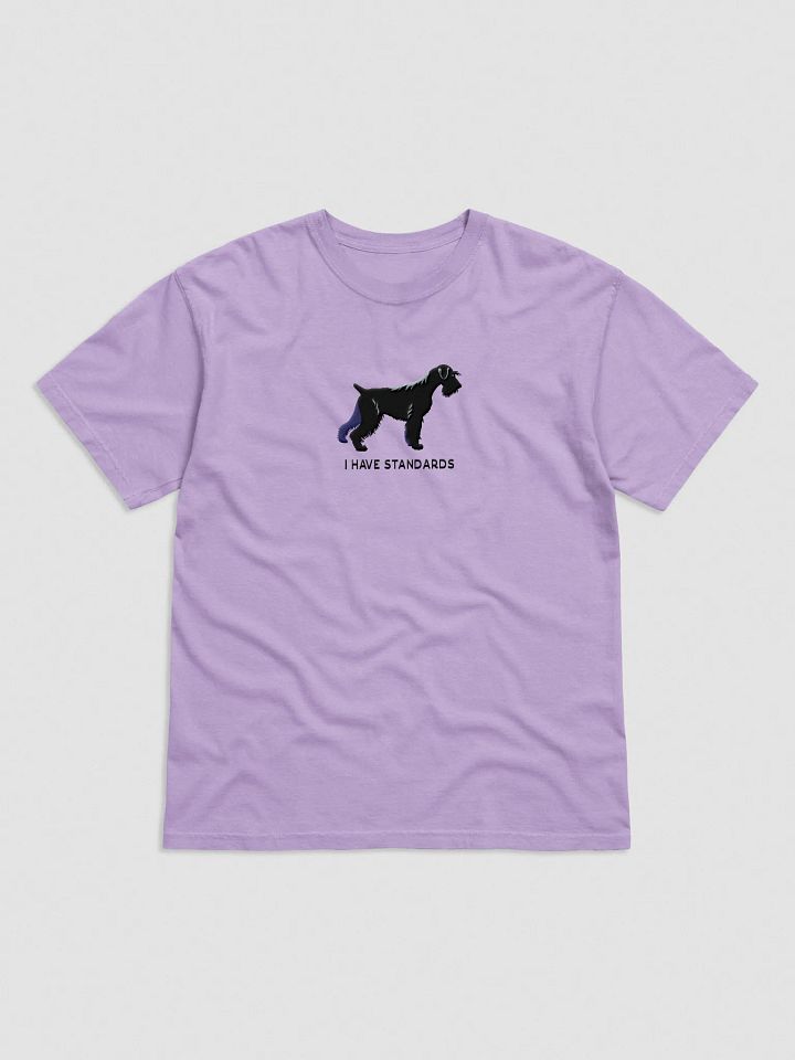 I Have Standards T-Shirt(Embroidered) of a Standard Schnauzer(Black) product image (33)