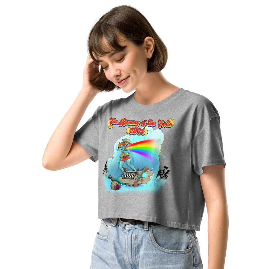 Running of the Trolls Crop Tshirt by Mischi product image (13)