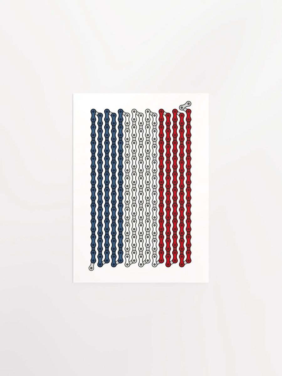 Netherlands Bike Chain Flag Poster product image (1)