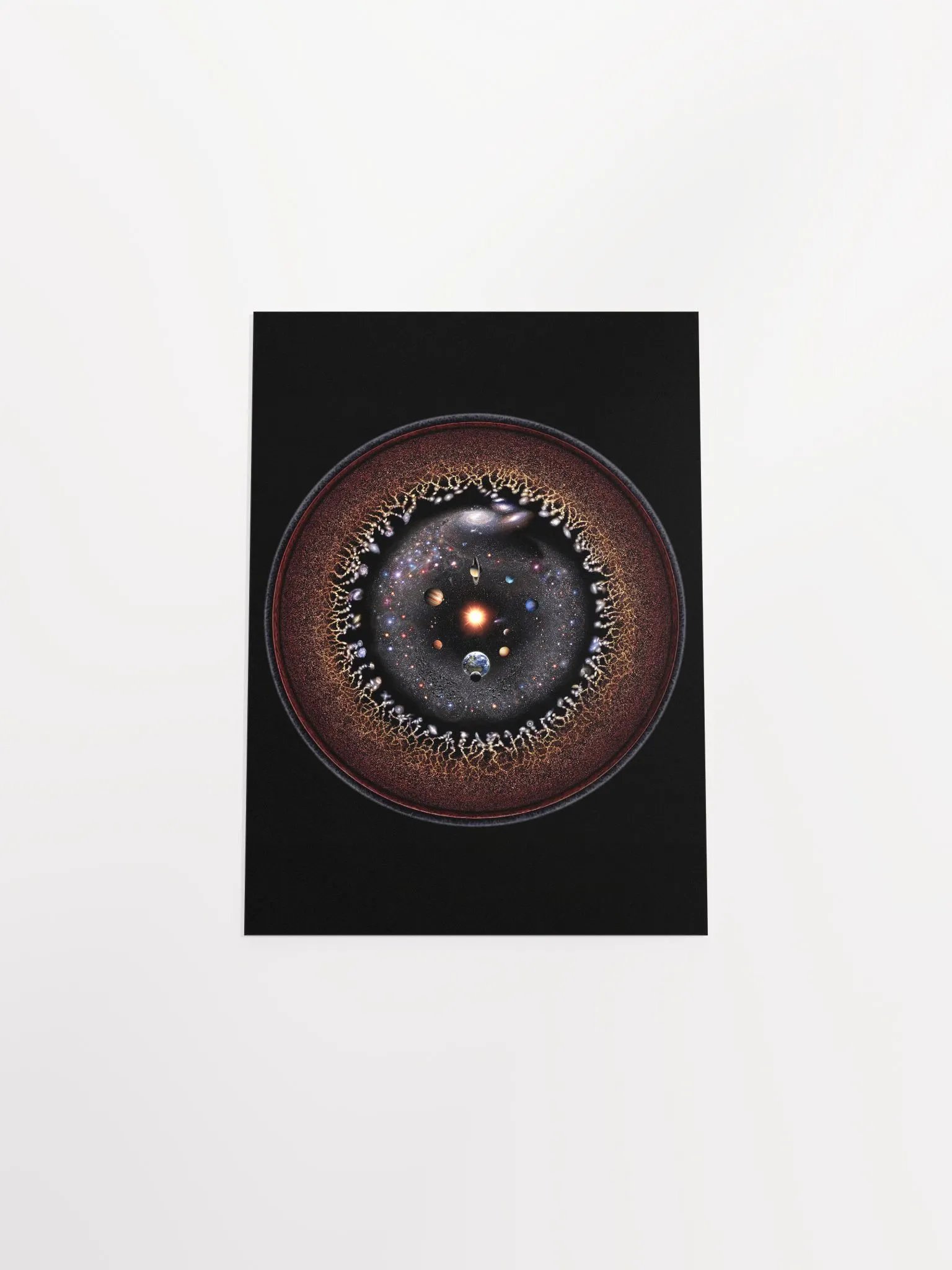 Observable Universe Logarithmic Illustration Poster product image (39)