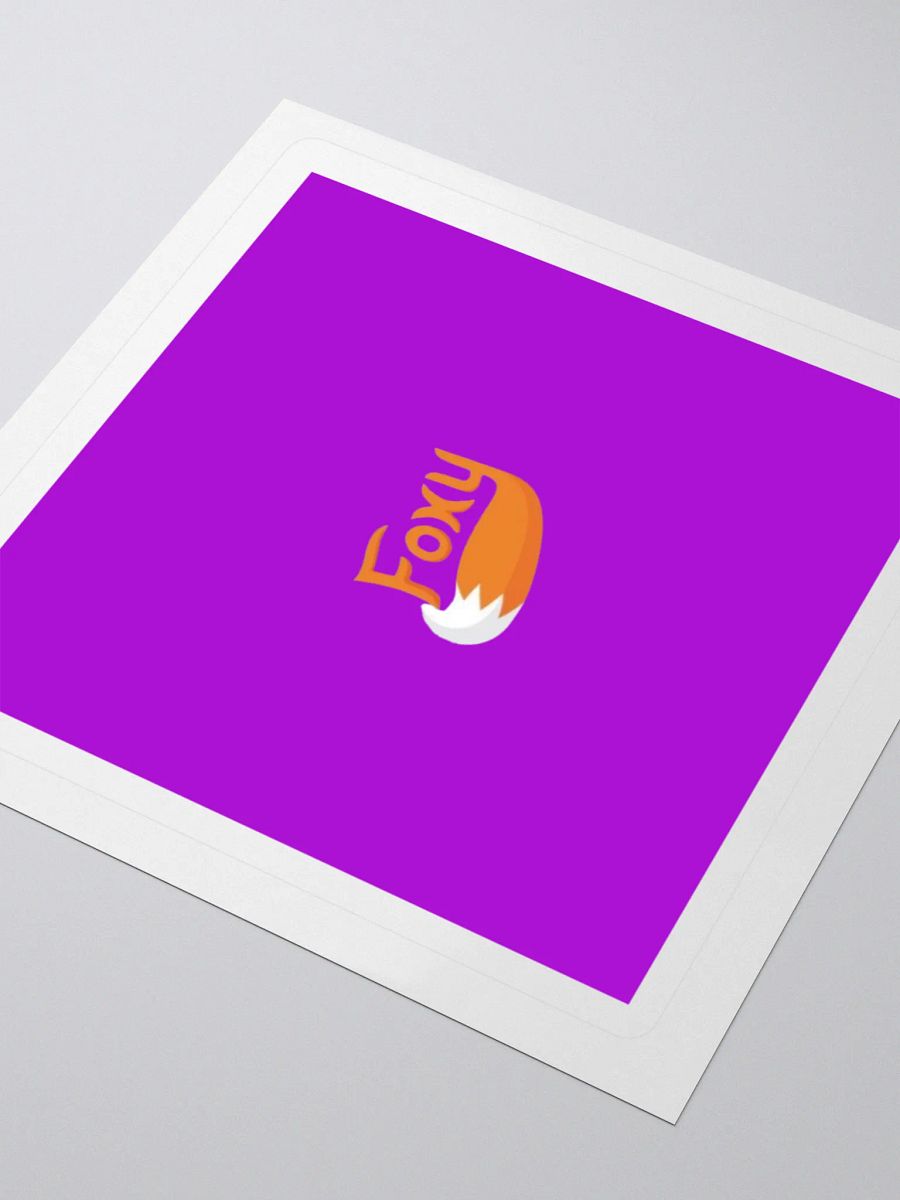 Foxy Tail Kiss Cut Stickers product image (11)