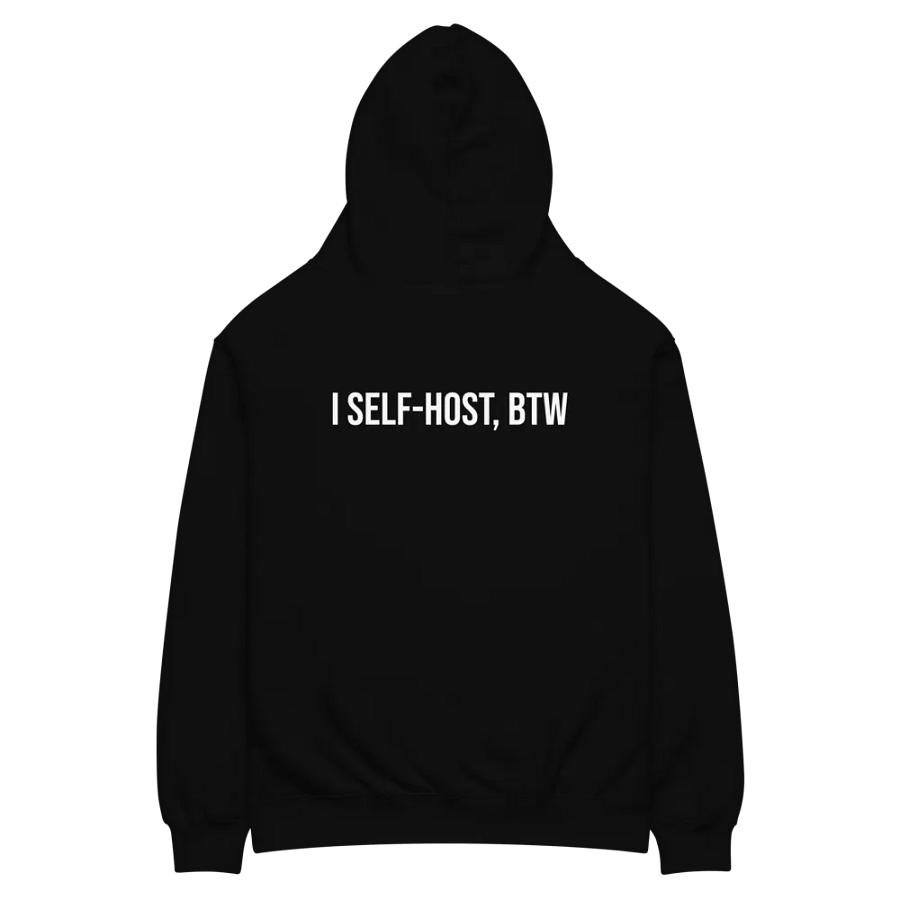 I self-host, btw (hoodie) product image (4)