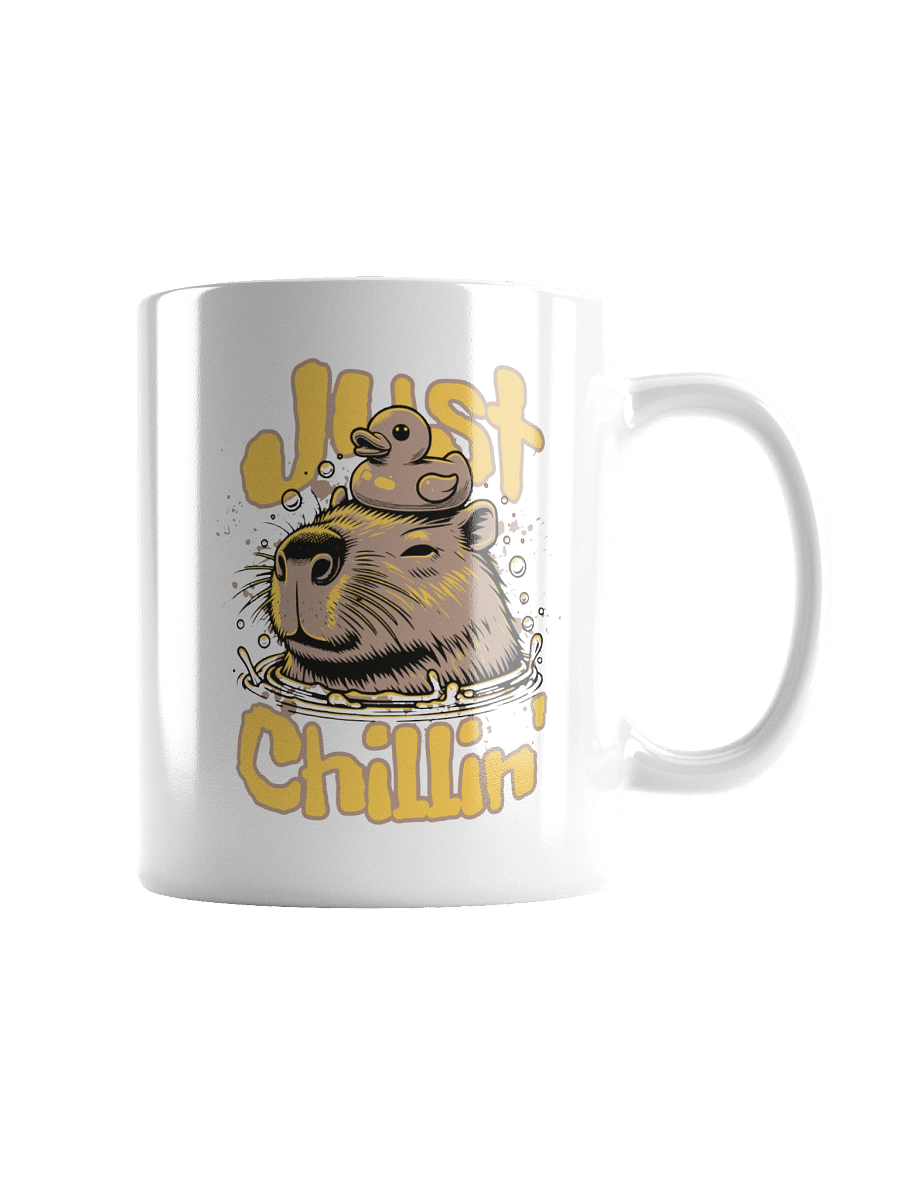 Just Chillin | White Glossy Mug product image (4)