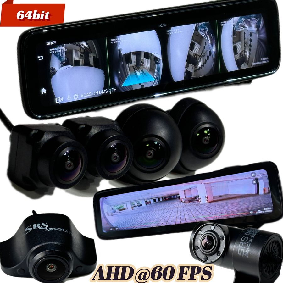 SRS ABSOLUTE 4G AI Android10 Smart DashCam Full Set 24x7 Live Remote video/Parking Monitor ADAS GPS SOS Bluetooth WiFi MicroSD GPS Night Vision(4 Channel S12ProL 12" 4G ADAS 2GB+32GB) product image (7)