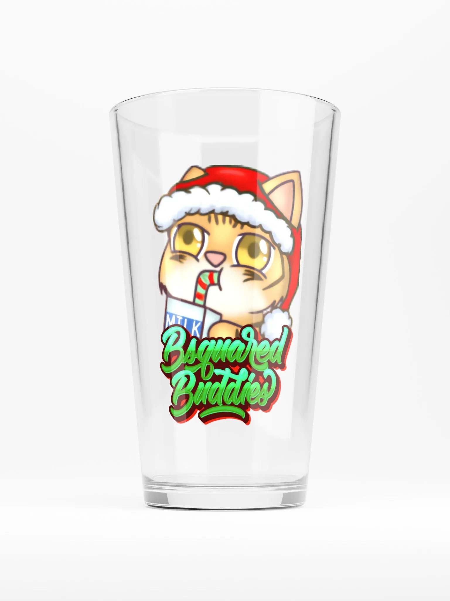 Santa Link Milk Party Pint Glass product image (1)