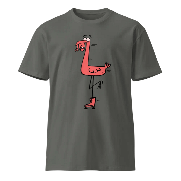 Whimsical Flamingo Sneaker Tee product image (1)