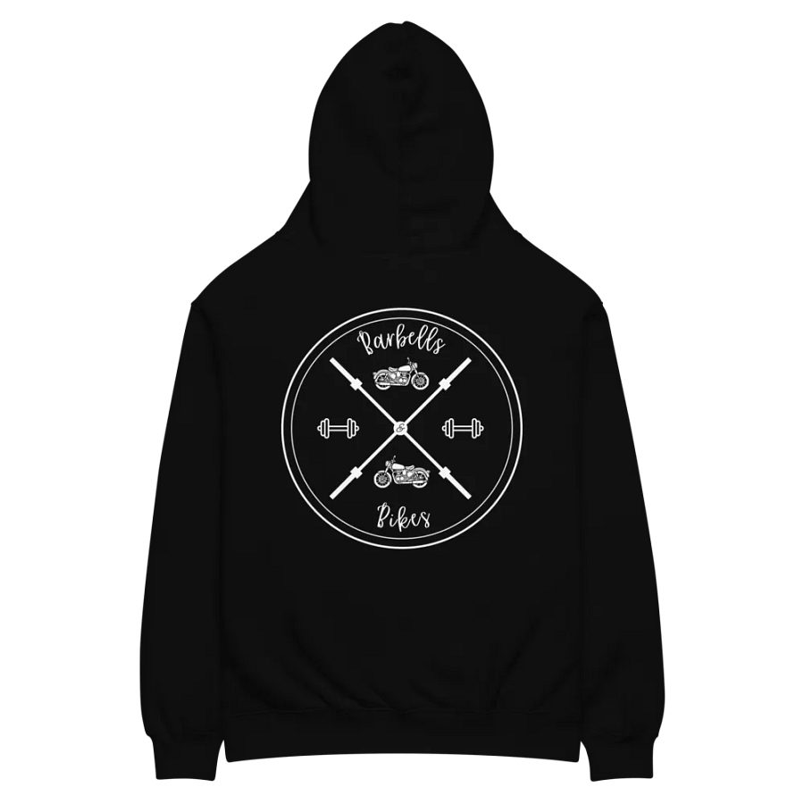 Barbells & Bikes X Emblem Unisex Hoodie product image (2)