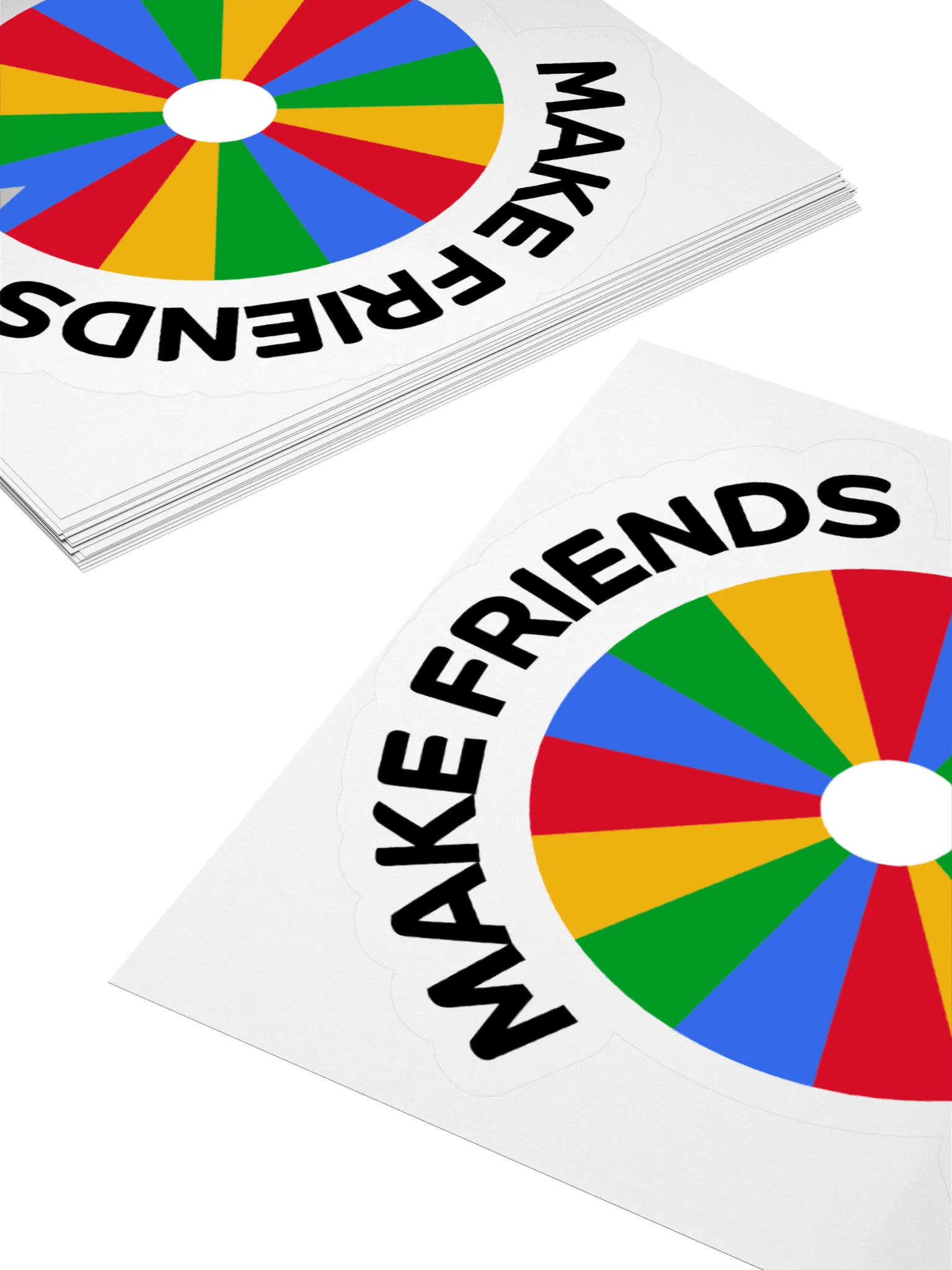 Make Friends Not Enemies Sticker product image (8)