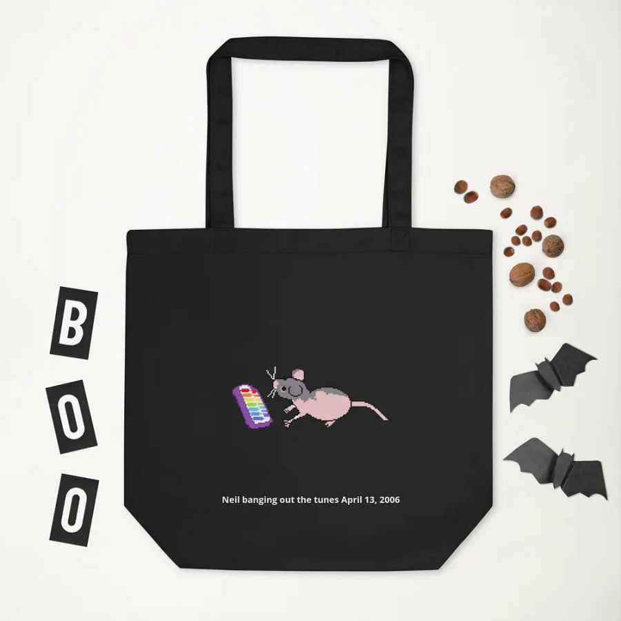 Neil banging out the tunes bag product image (3)