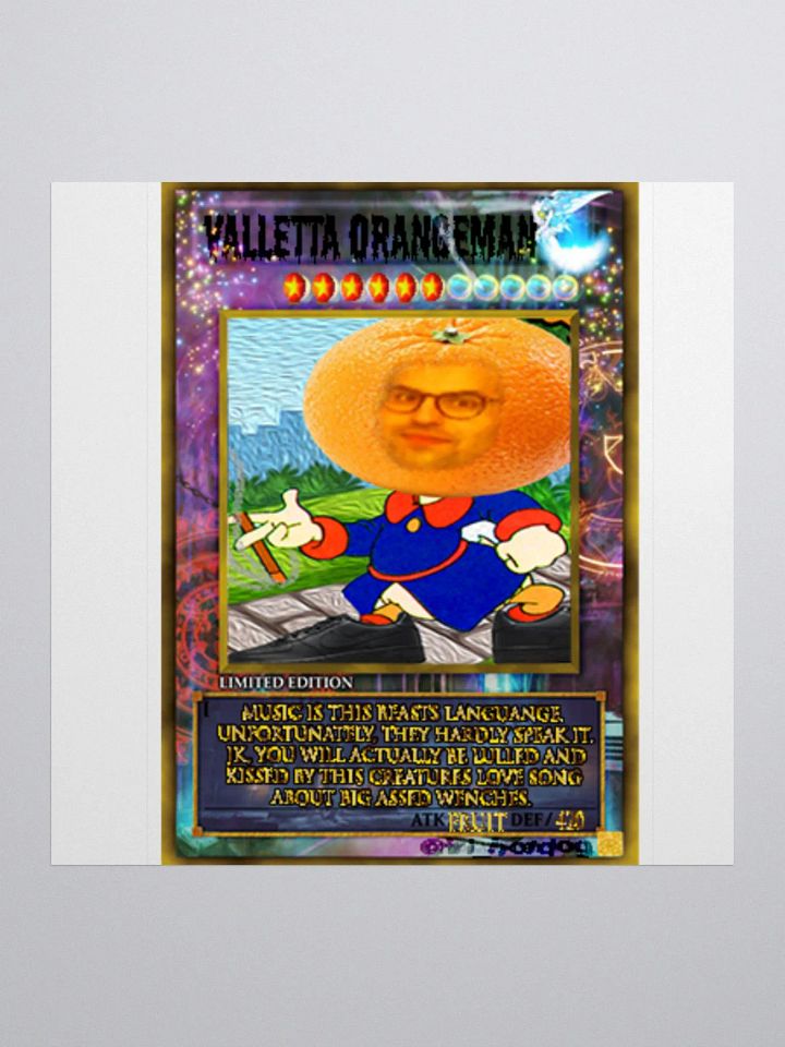 Valletta ORANGEMAN Sticker product image (1)