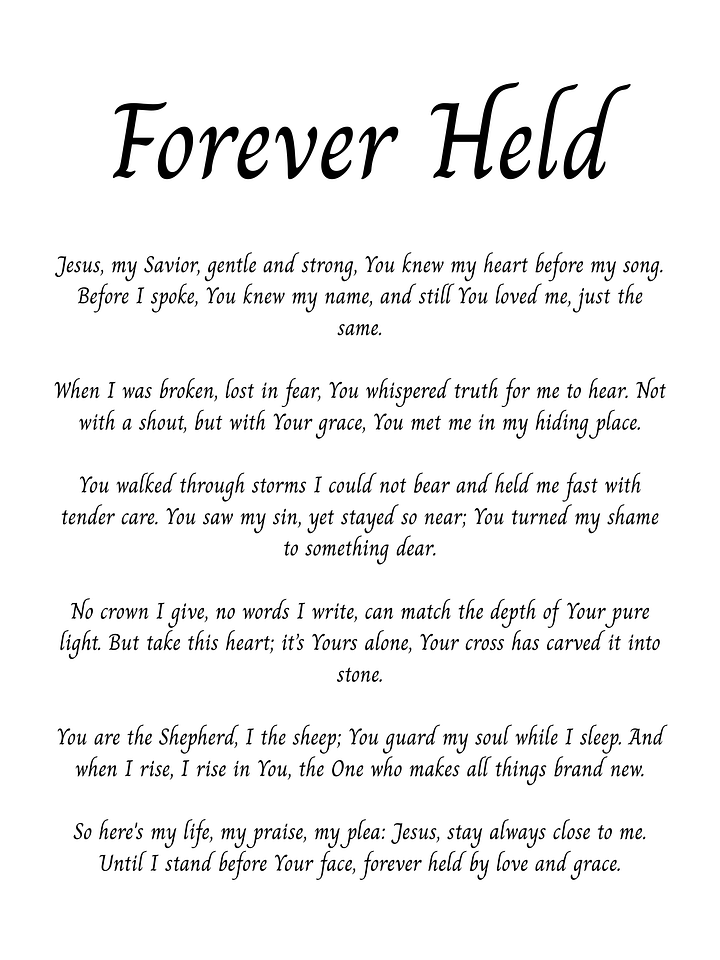 Forever Held product image (2)