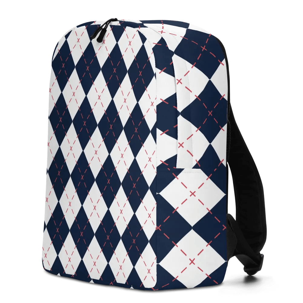 Argyle Elegance All-Over Backpack product image (3)