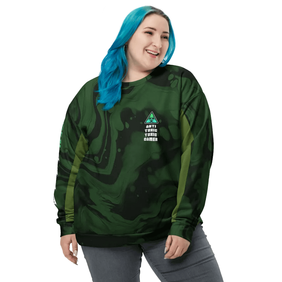 All-Over Print Anti-Toxic-Toxic-Gamer Sweatshirt product image (9)