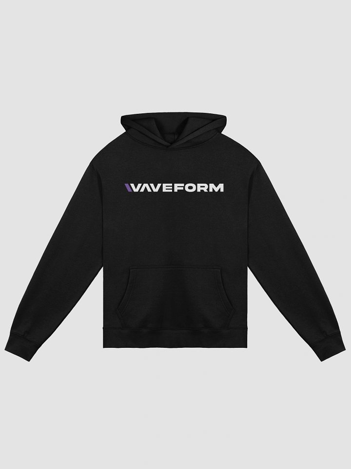 WAVEFORM HOODIE WHITE LOGO product image (1)