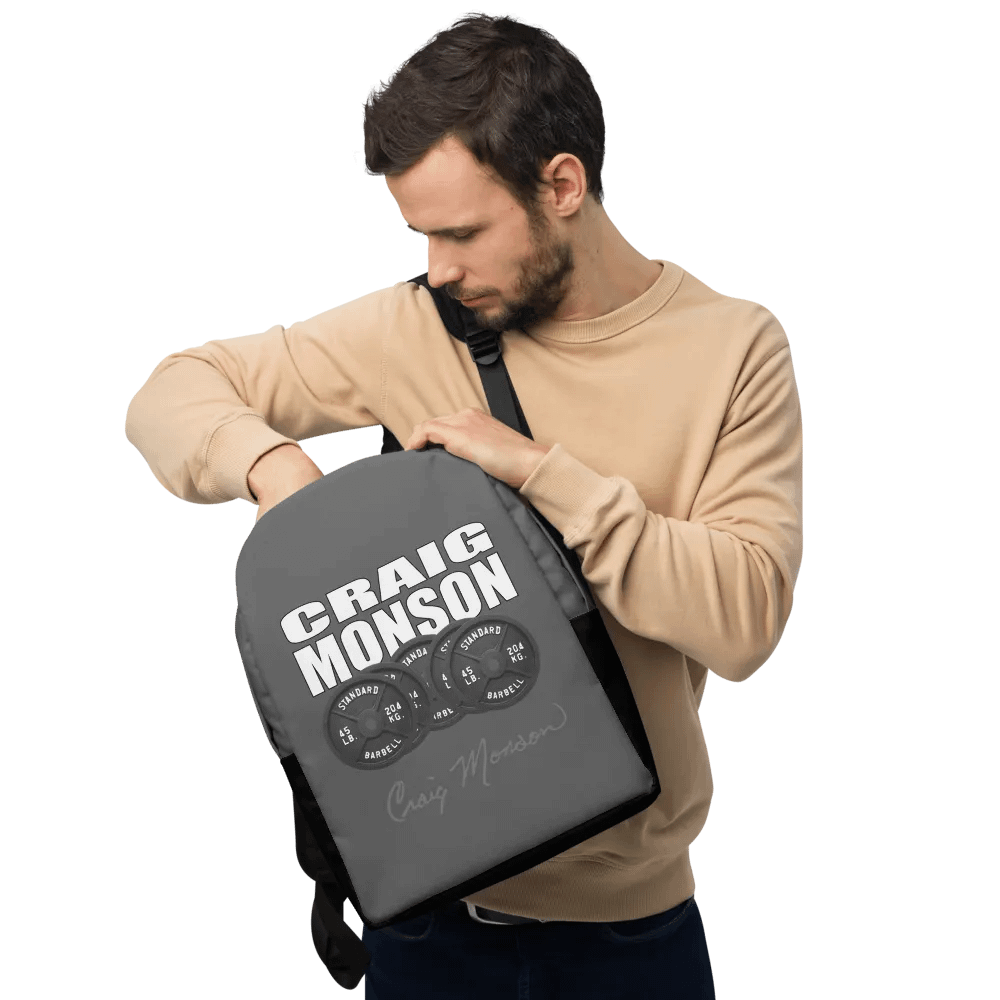Craig Monson Barbell Signature Series Backpack (Gray) product image (9)