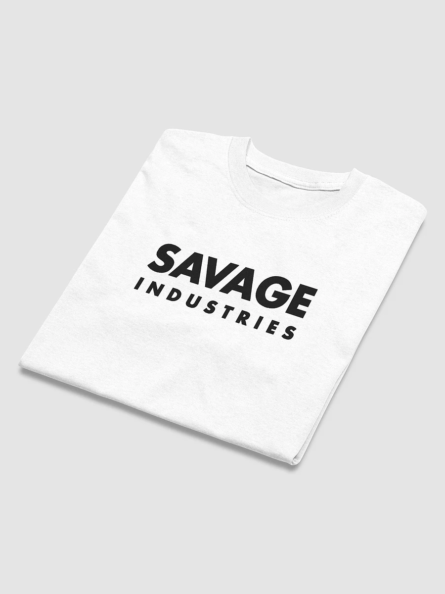 Savage Industries (White) (Classic Tee) product image (4)