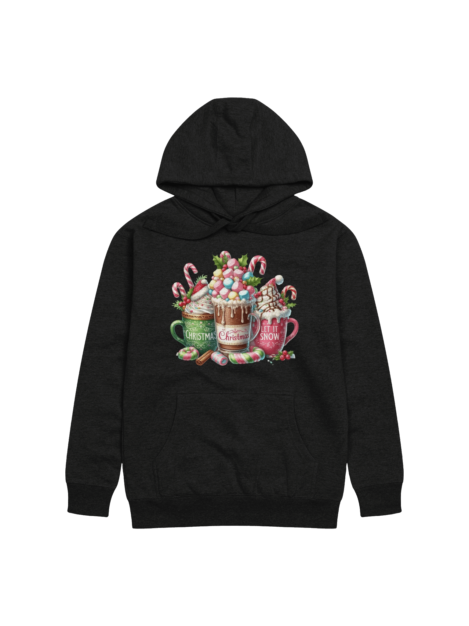 "Let It Snow" Unisex Cotton Hoodie product image (15)