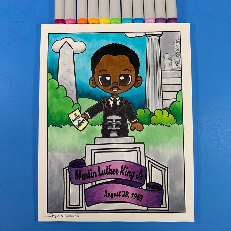 Martin Luther King Jr Coloring Page product image (1)