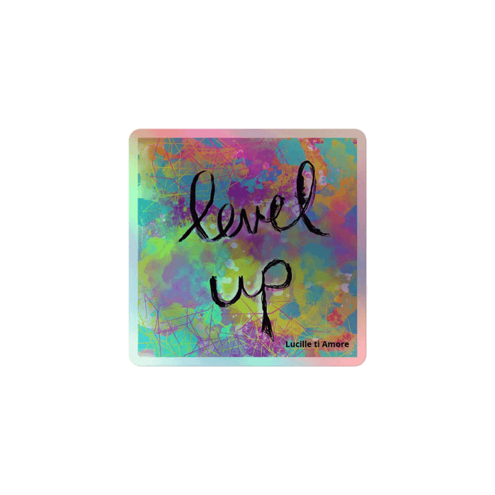 Level Up Holographic Sticker Set product image (1)