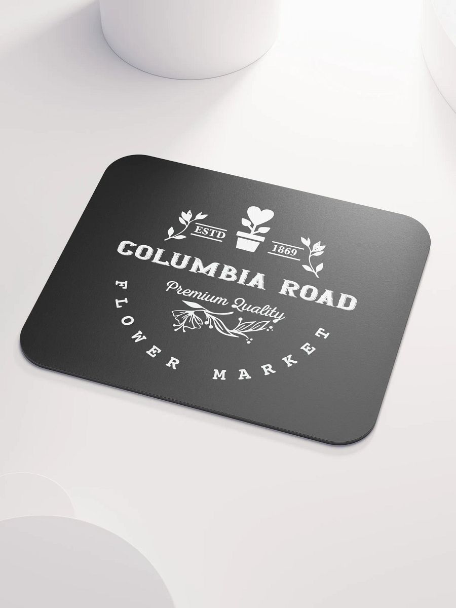 Columbia Road Market Mouse Pad (Black) product image (3)
