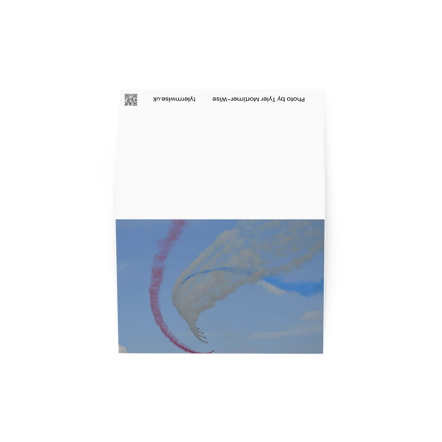 Red Arrows Twisting (Greeting Card) product image (3)