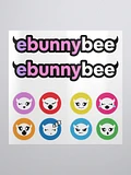 ebunnybee sticker sheet product image (1)